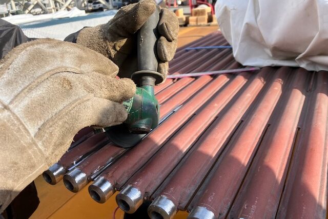 新パネルフィン磨き