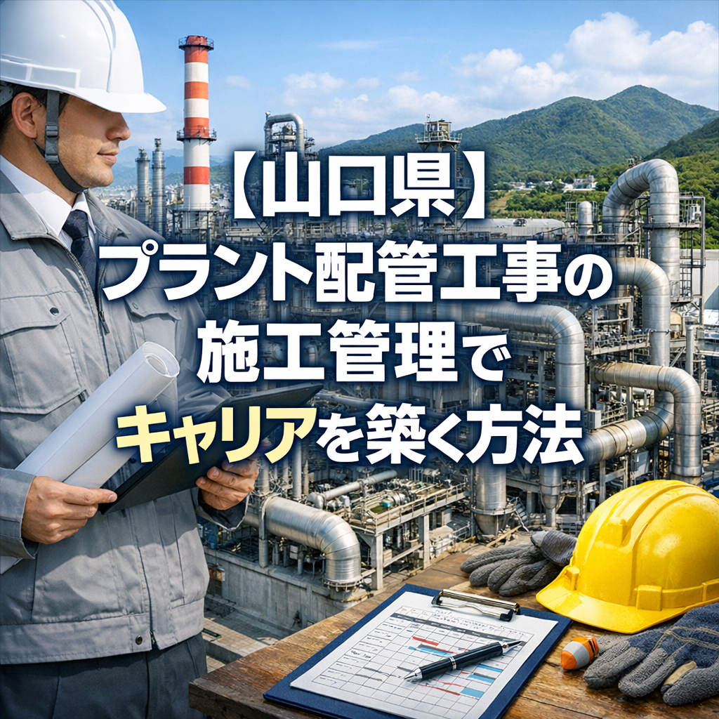 【山口県】プラント配管工事の施工管理でキャリアを築く方法